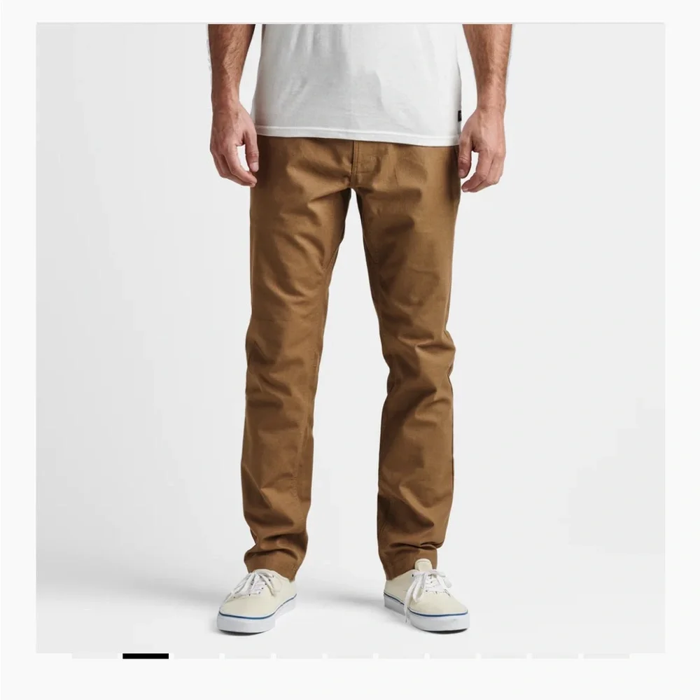 Men's Straight-Leg Chino Pants - Brown
